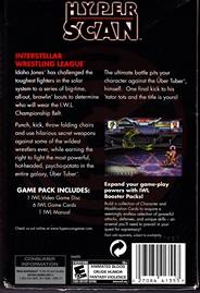 IWL Interstellar Wrestling League Game Pack Back CoverThumbnail